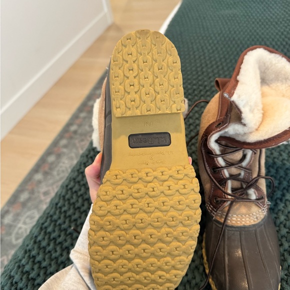 Fur Lined LLBean Bean Boots Size 9 - Picture 5 of 7